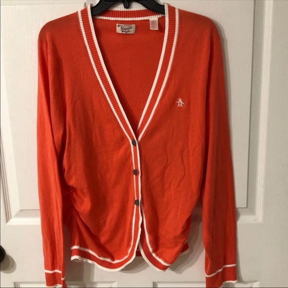 Original Penguin by MunsingWear Cardigan Sz Lg - Picture 1 of 10